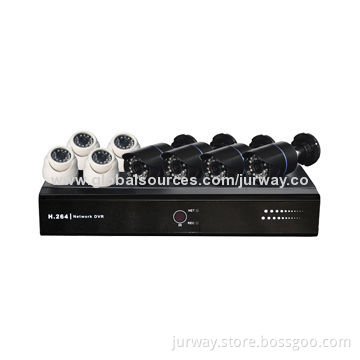 DVR Kit, Includes 1 Piece 8CH HDMI P2P DVR, 8 Cameras, 1/4" CMOS 650TVL, 3.6mm Lens, 24-piece IR-LED